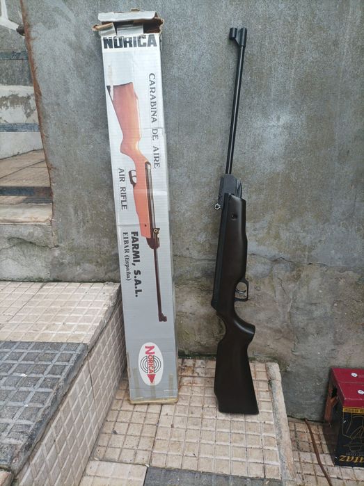 Arma de chumbo 4.5 Norica semi nova