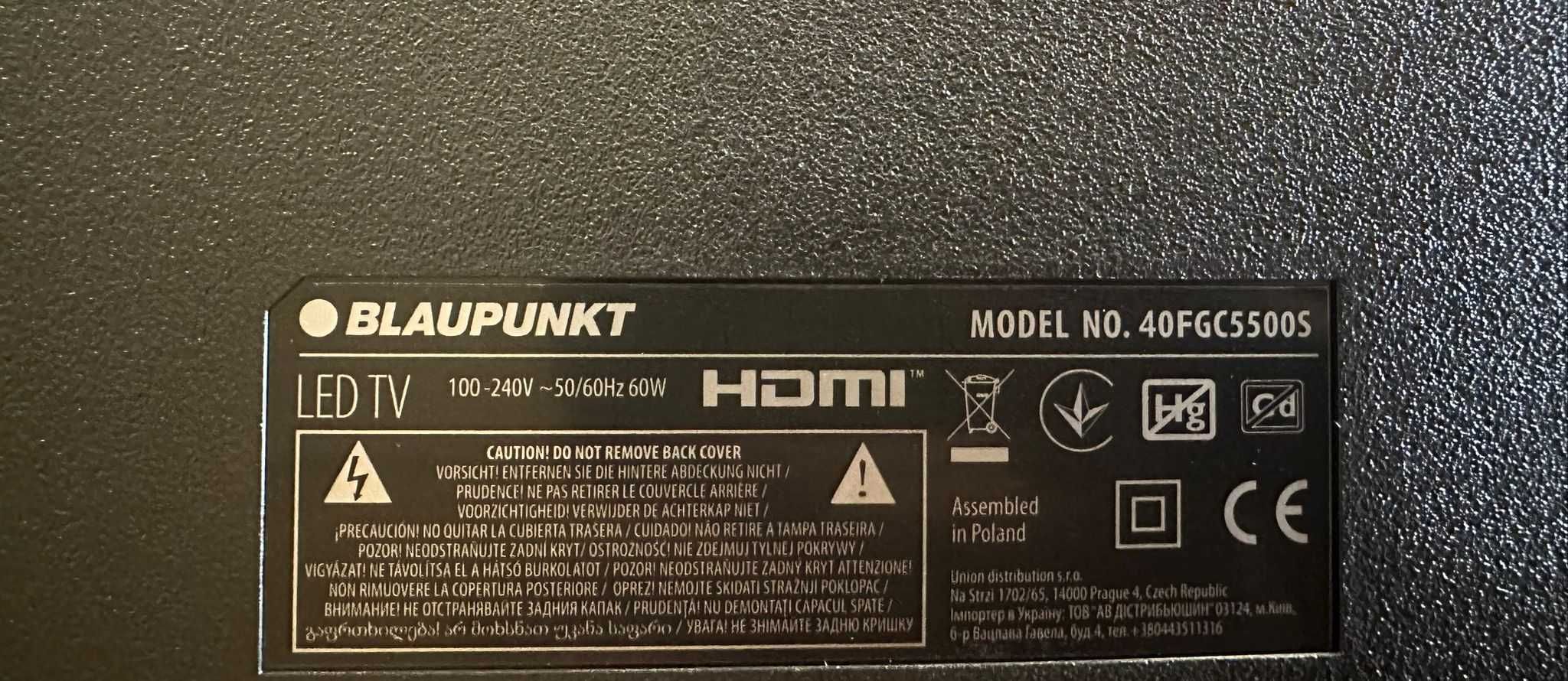 Smart Tv Blaupunkt 40FGC5500S