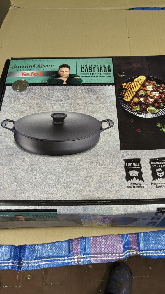 Tefal Jamie Oliver Premium patelnia żeliwna