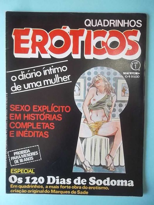 4 Revistas Banda Desenhada Erótica Brasileira Anos 80