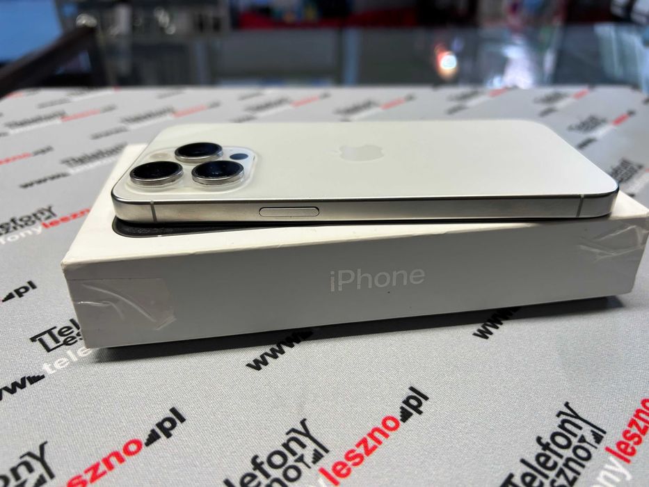 Apple IPhone 15 PRO MAX | 128 GB | Kondycja baterii 85% | szkło GRATIS