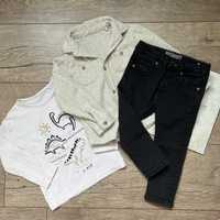 Набор комплект рубашка джинсы реглан 12-18 Zara