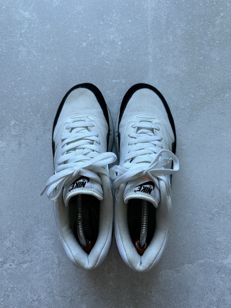 Кросівки Nike Air Max 1 (Photo Blue) Total Orange