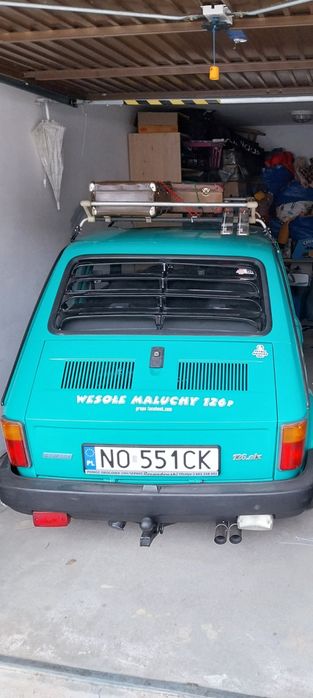 Fiat126p zestaw z przyczepką