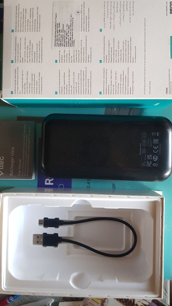 Повербанк PowerВank Портативний акумулятор TTEC 30000mAh павербанк