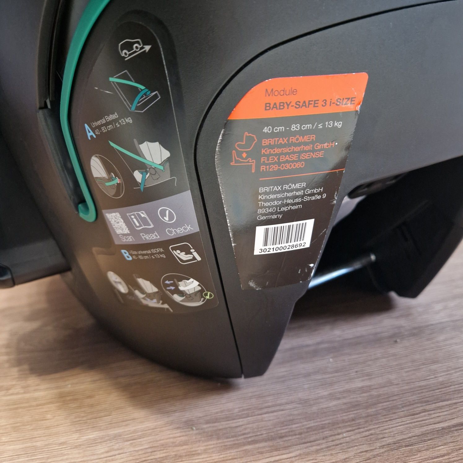 Britax romer  z bazą isofix