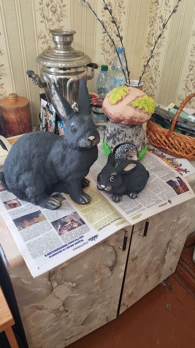 Остаток фигур из бетона и формачки разные