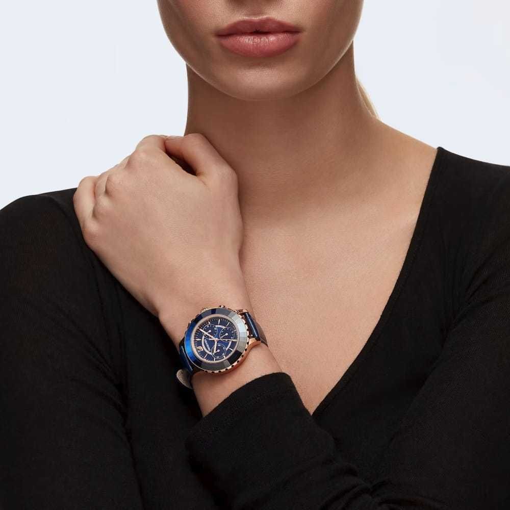 Zegarek Swarovski Octea Lux Niebiesko-Złoty