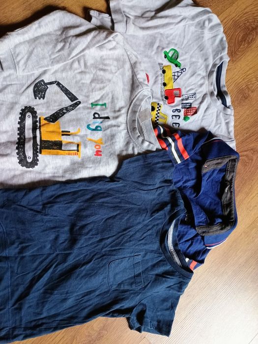 Zestaw bluzek chłopięcych rozmiar 80-86