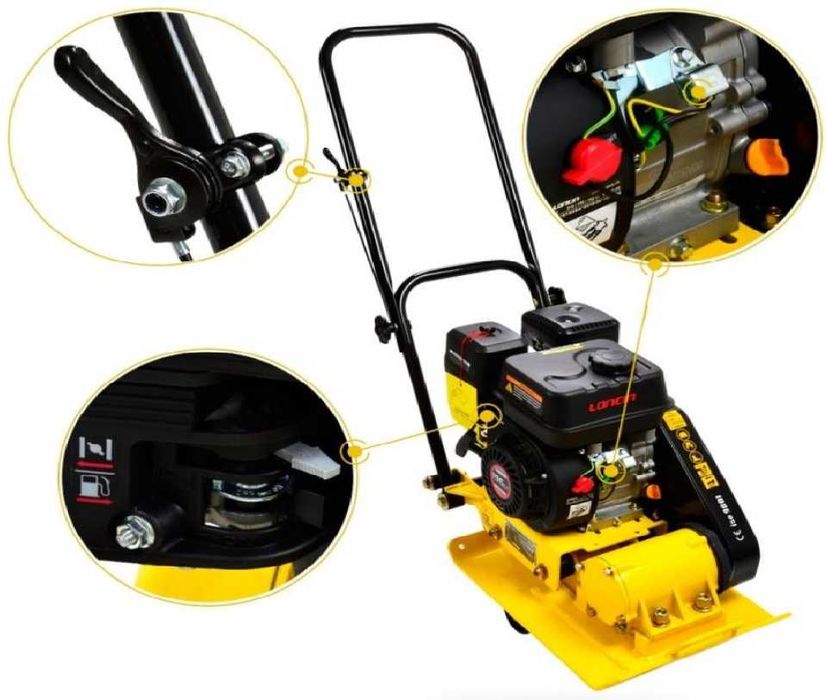 ZAGĘSZCZARKA SPALINOWA 6.5KM ubijak gruntu 60kg 90kg LONCIN 1634