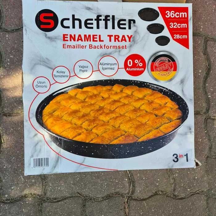 Zestaw Okrągłych Form do Pieczenia Scheffler – 3 sztuki