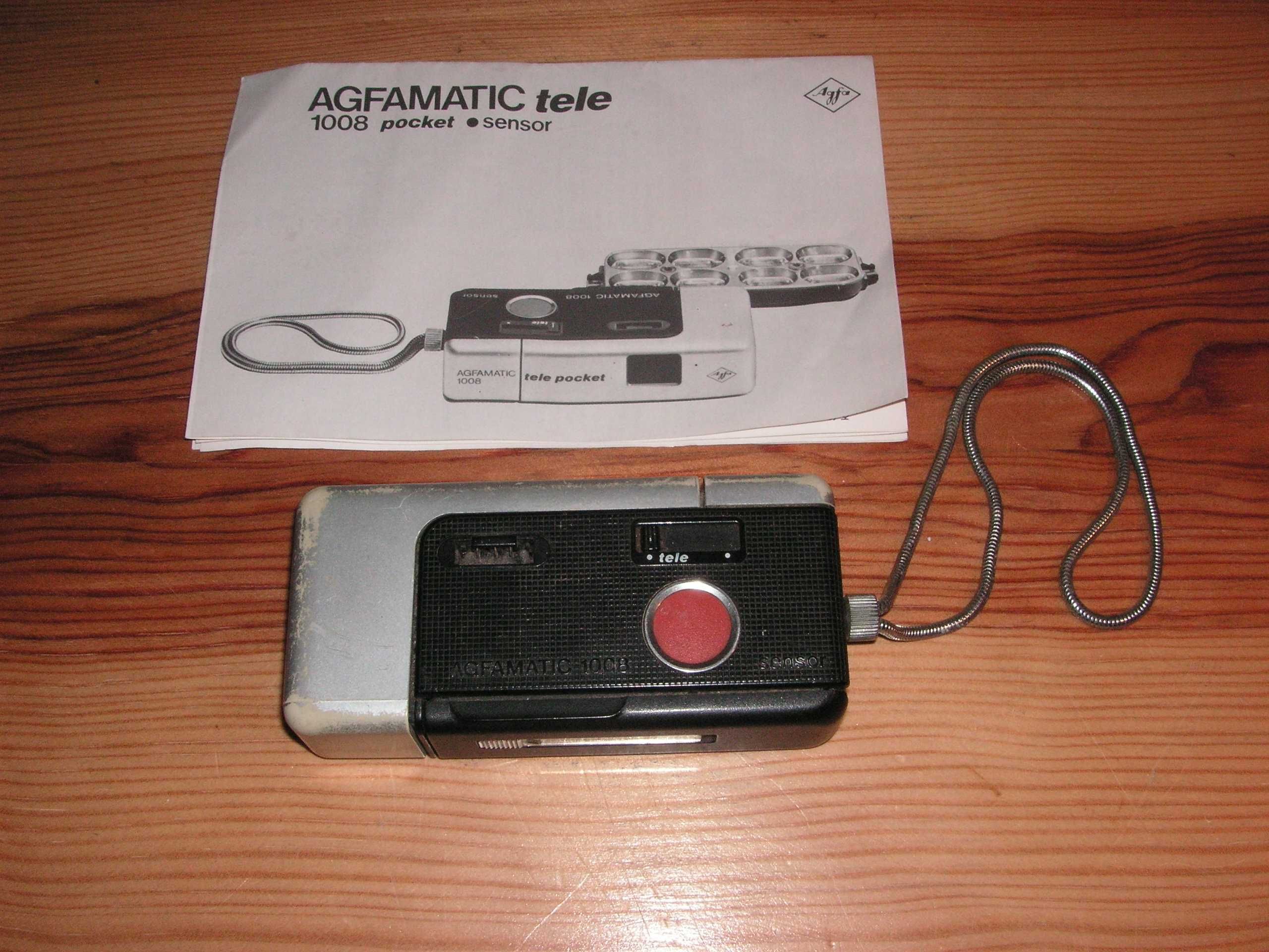 Máquina Fotográfica Agfamatic Tele 1008 Pocket Sensor - Antiga