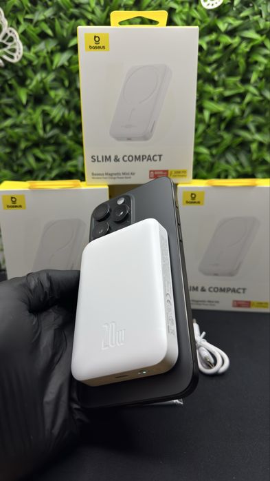 Магнітний павербанк Базеус 6000 mAh 20w Baseus magnetic powerbank