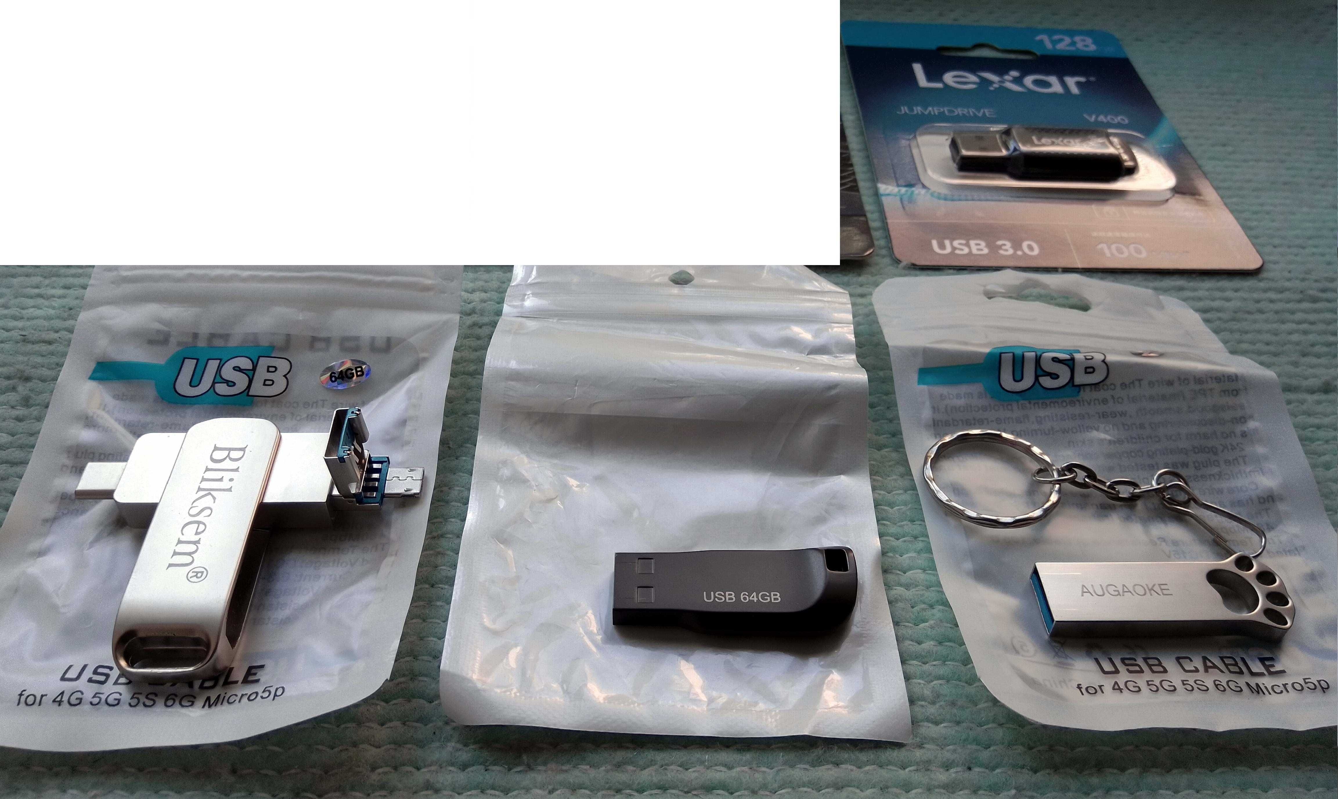 Флешка накопитель USB 2.0 3.0 Kingston Lexar Goodram 16 64 128 НОВАЯ