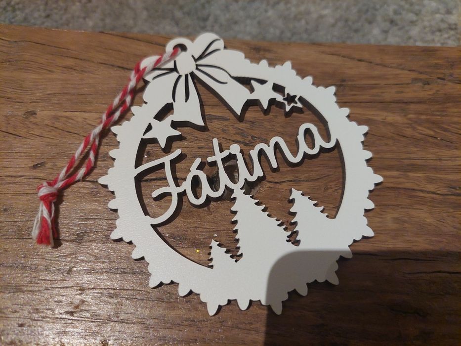 Bola de natal FÁTIMA