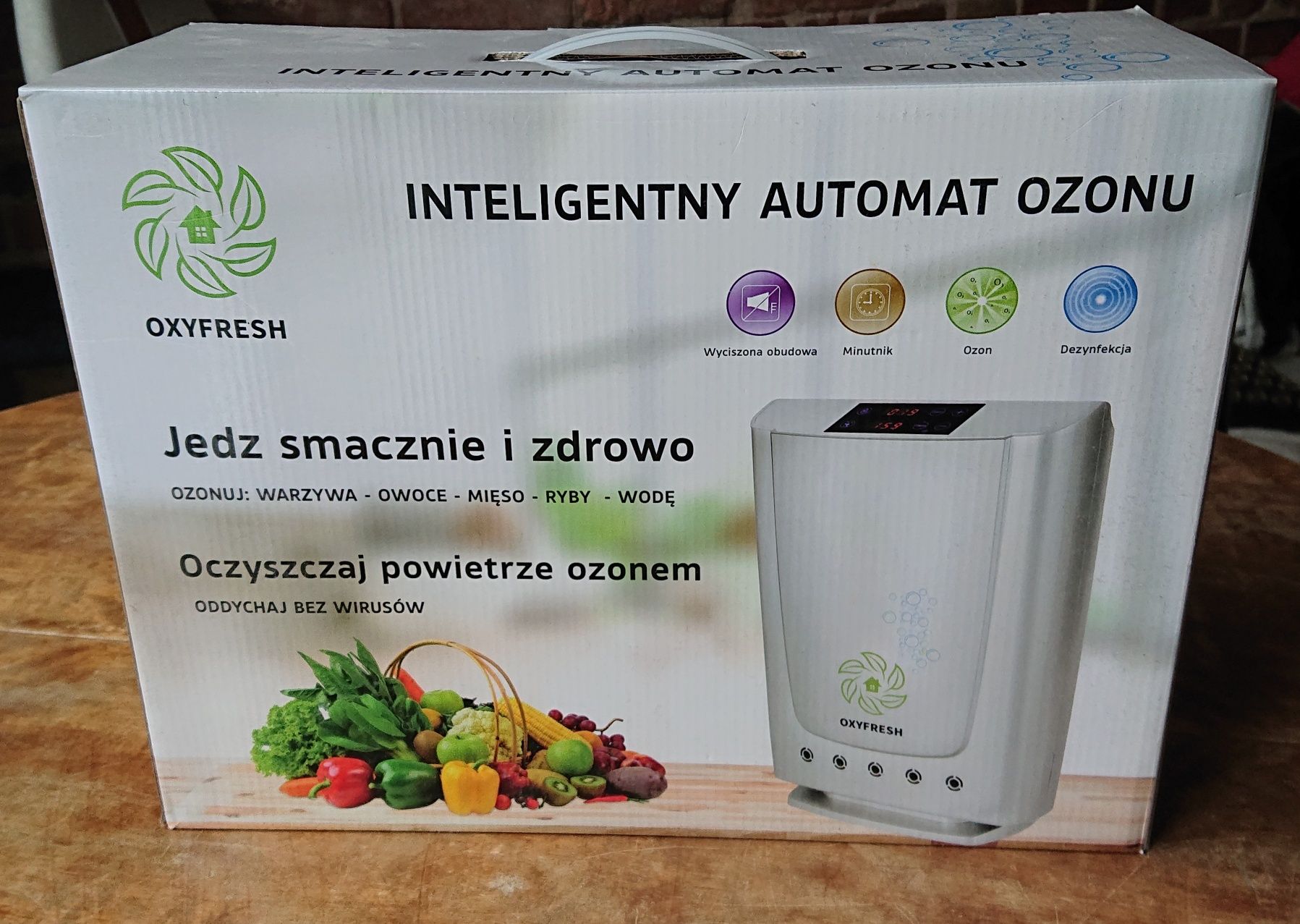 Oxyfresh ozonator automat ozonu oczyszczacz powietrza wody jedzenia