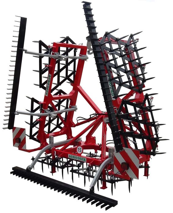 AGRO-OSEK Brony polowe składane hydraulicznie 8,4m z włóką  Fabrycznie nowe