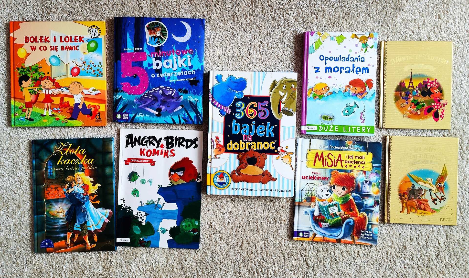 Zestaw 9 książek dla dzieci - super zestaw.