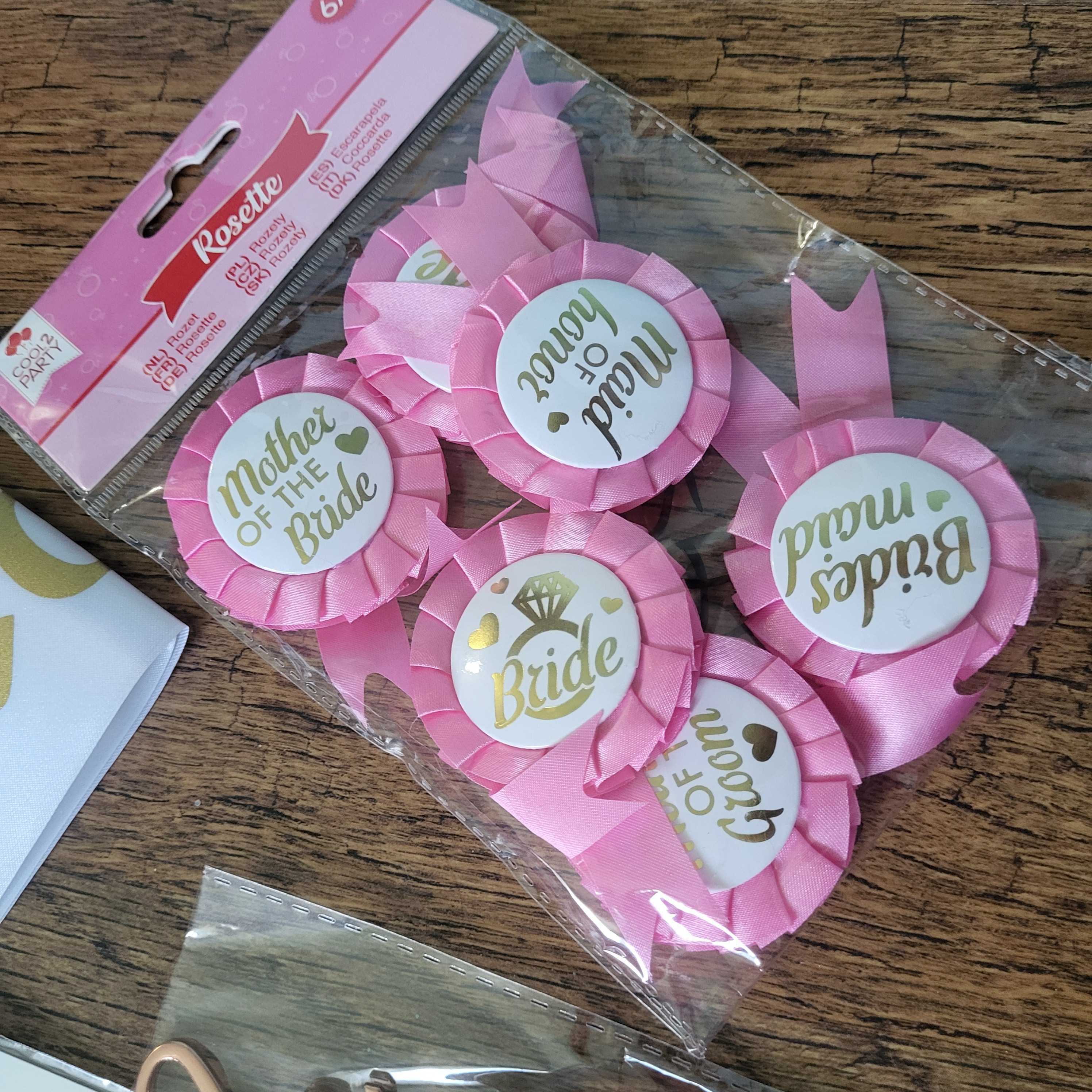 Akcesoria na panieński szarfa bride to be