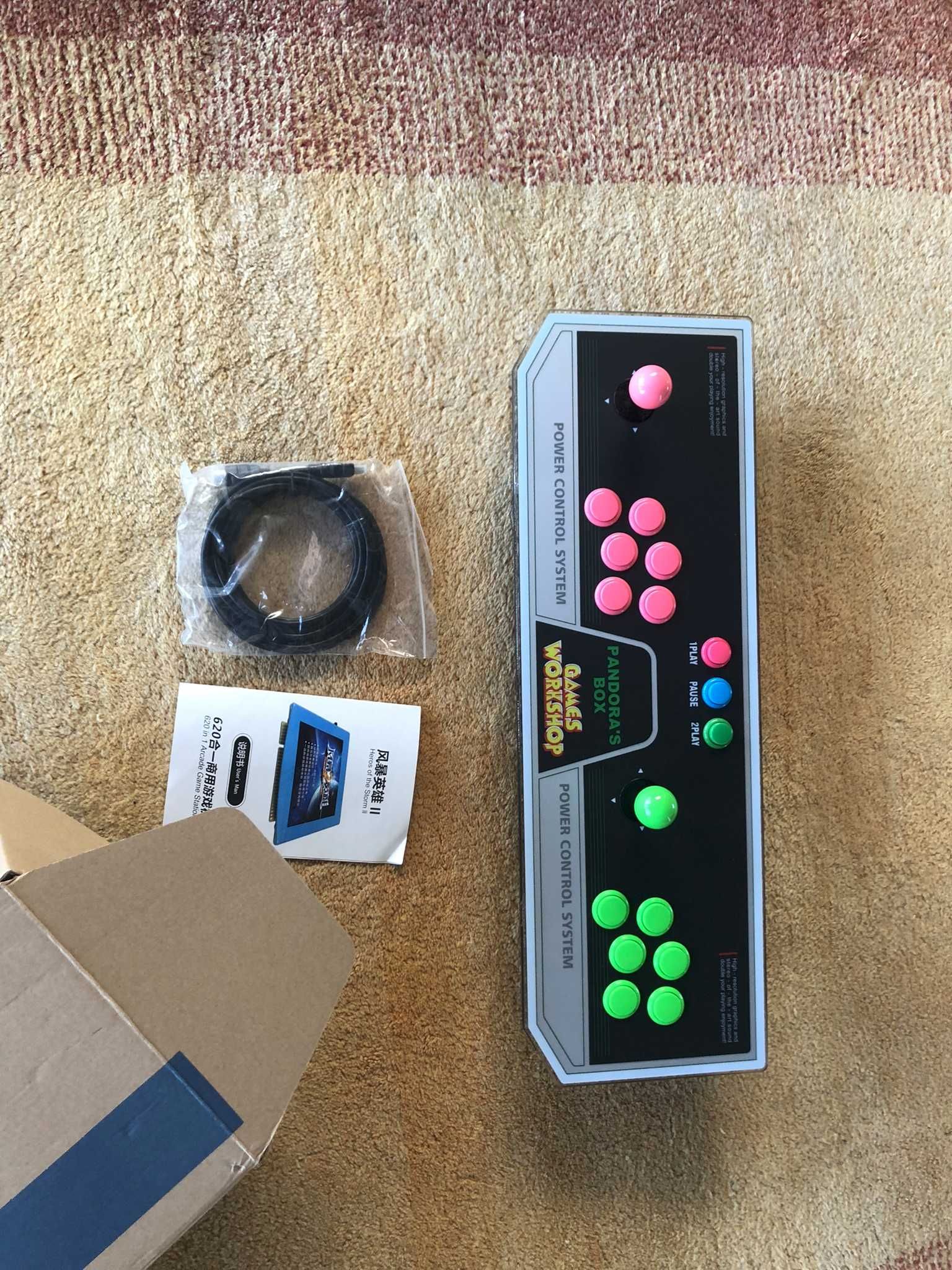 Arcade console with 645 real arcade games