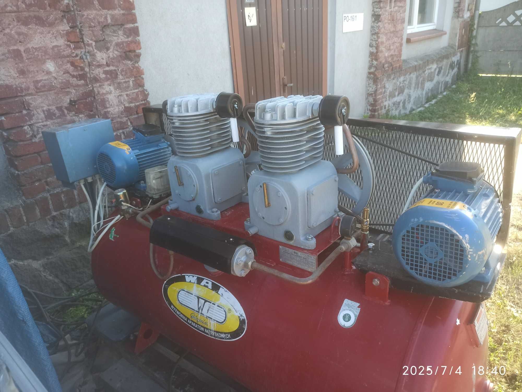 Sprężarka Kompresor WAN WAN-T tandem 2x 3 kW