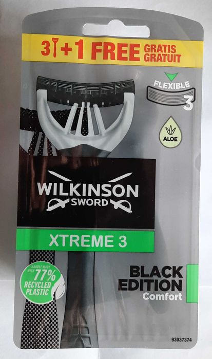 NOWE Maszynki do golenia Wilkinson Sword Extreme 3 NOWE 4 sztuki
