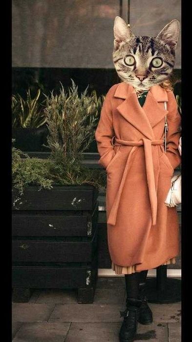 Кашемірове пальто халат nuances, супер склад, теракотовий колір