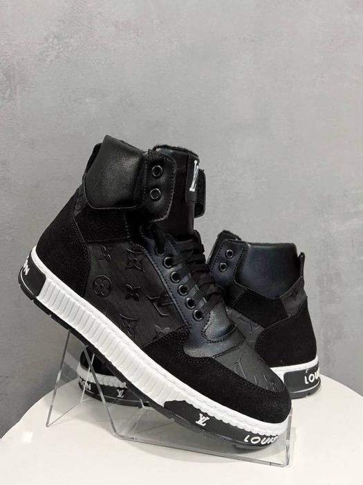 РАСПРОДАЖА ! brbr Louis Vuitton мужские зимние кроссовки бежевые