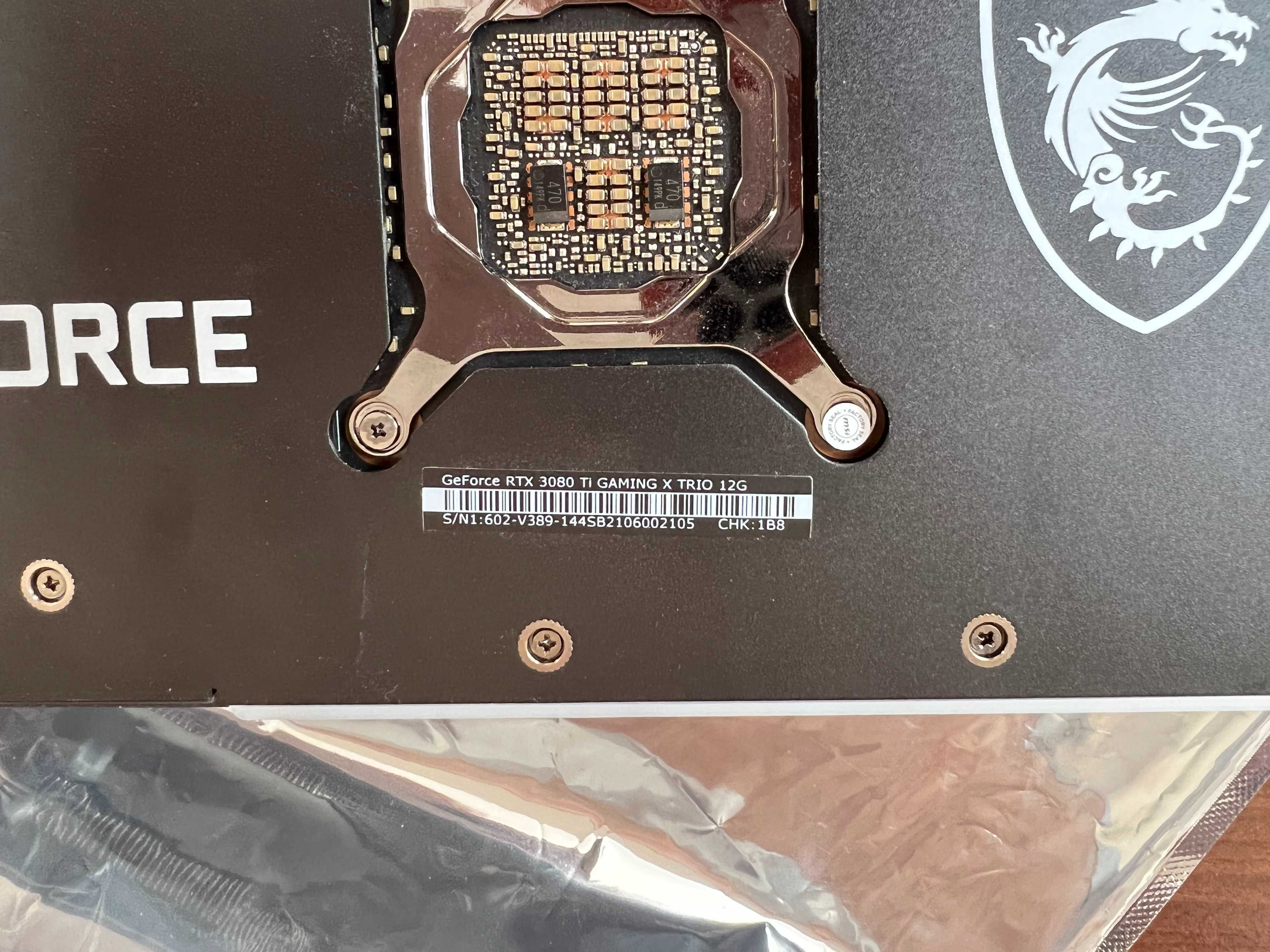 Продам MSI GeForce RTX 3080 Ti Gaming X Trio 12G