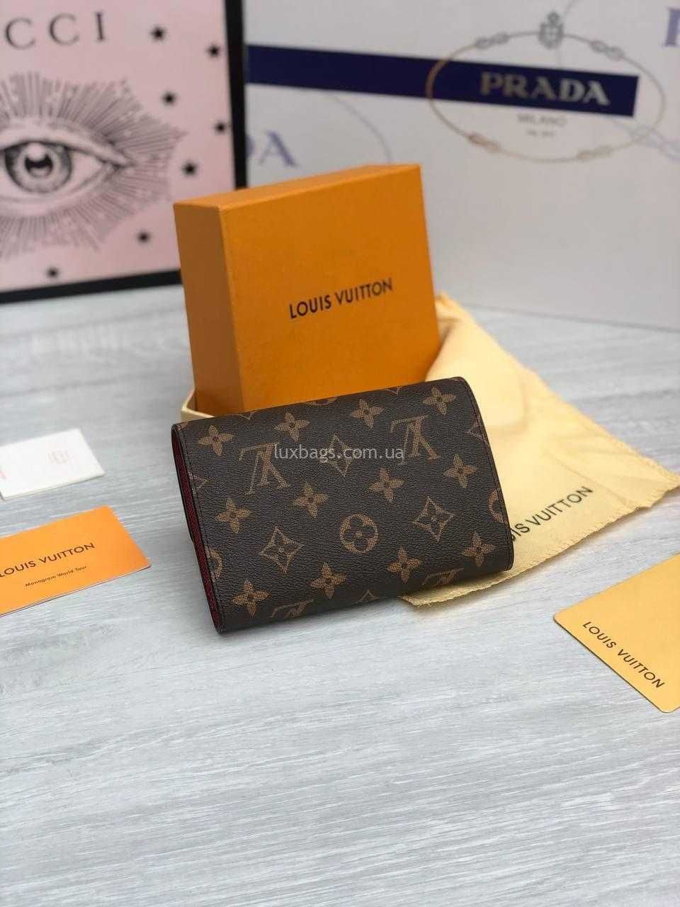 Складной женский  кошелёк Louis Vuitton небольшой маленьки мини