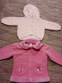 Bluza/sweterek 9-12 m-cy różowe