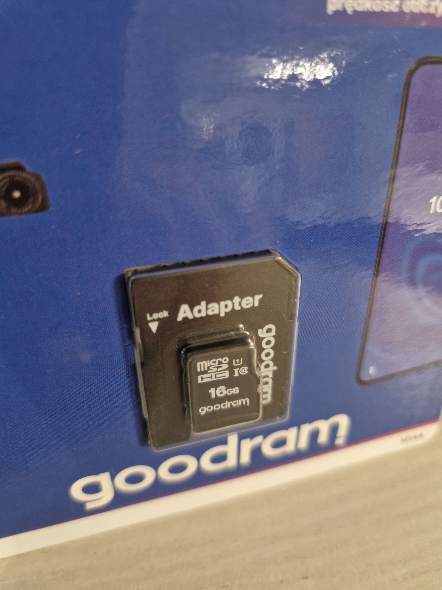 Karta pamięci micro sd GOODRAM - 16GB z adapterem UHS I CLASS 10 100MB