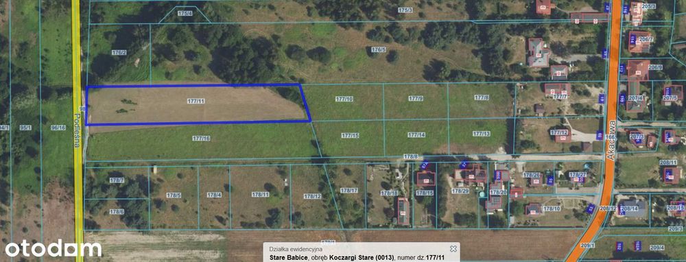 Działka rolna Koczargi Stare