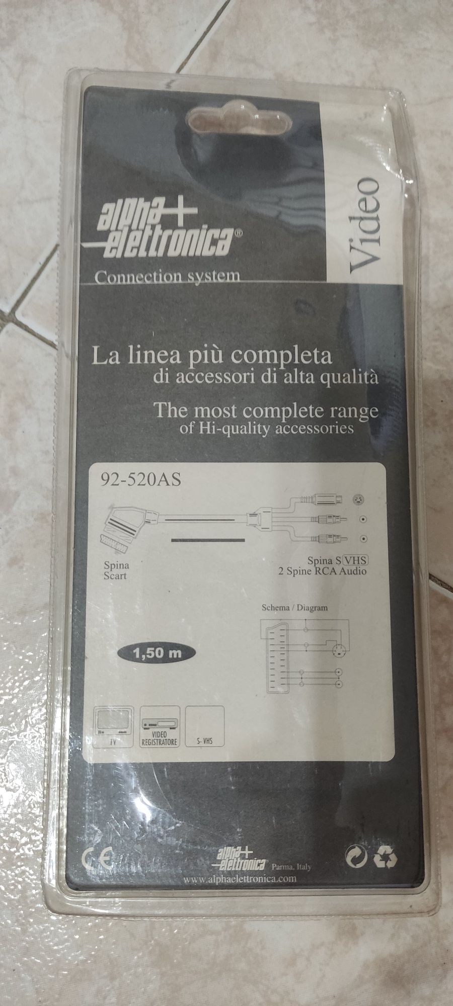 Vendo cabo VHS- RCA Áudio 21pins