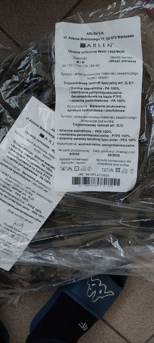 Ubranie ochronne goratex m/r