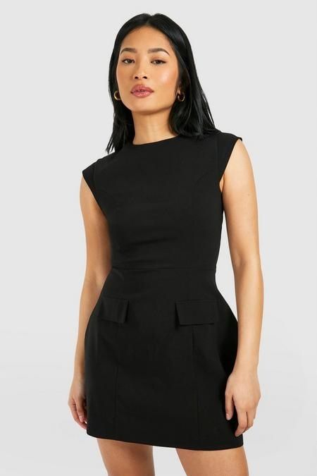 Boohoo 34 Xs Sukienka Czarna Mini J29565