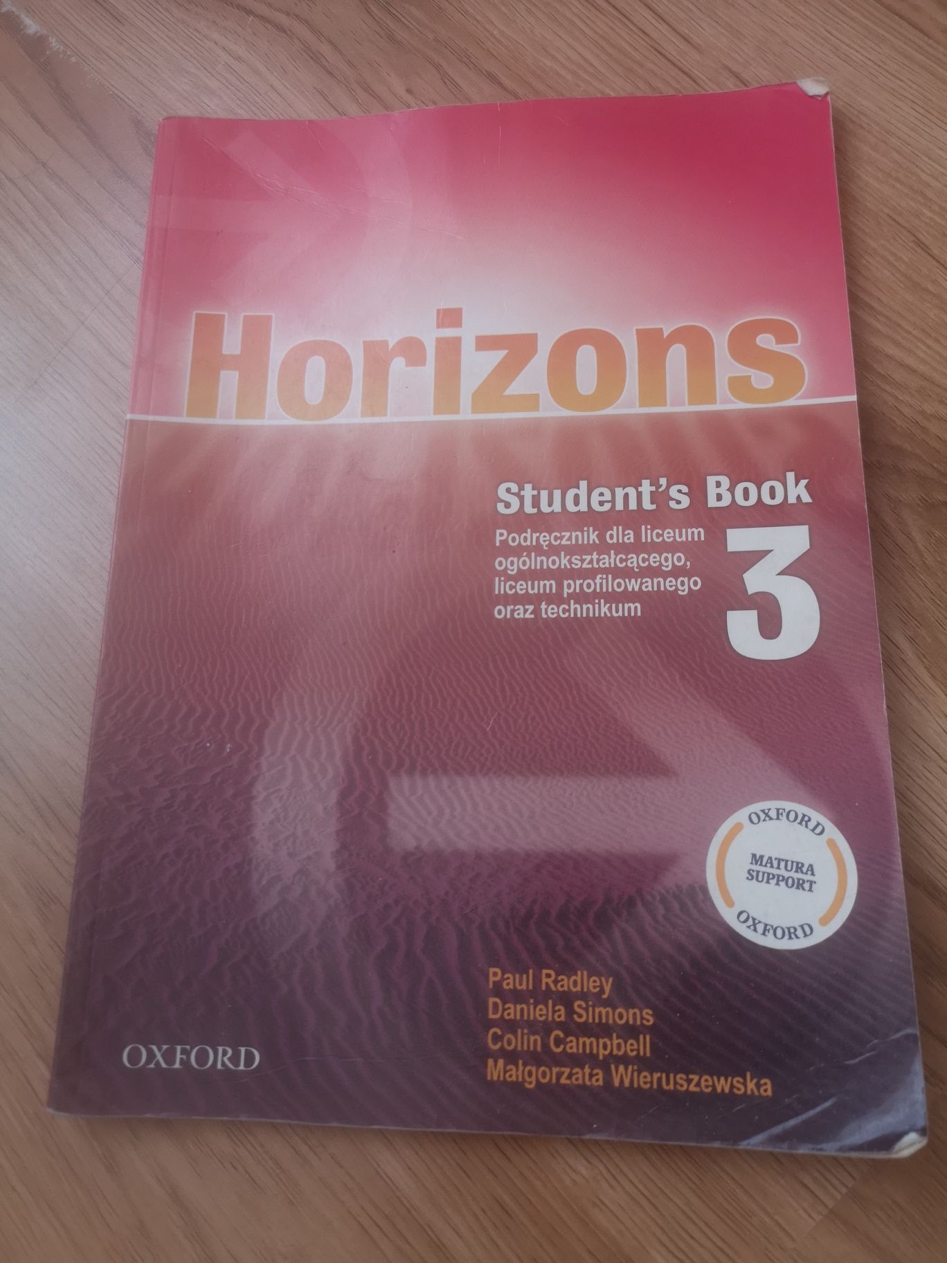 Horizons 3 student's book Oxford Podręcznik język angielski dla liceum