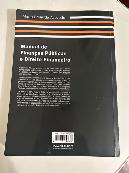 Livro manual de finanças públicas e direito financeiro