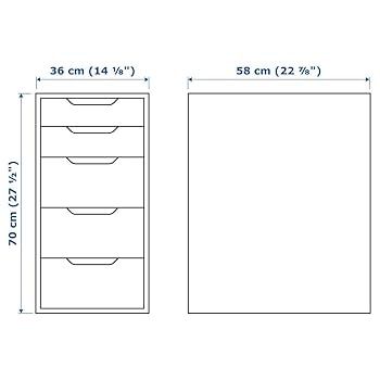 Komoda Alex Ikea