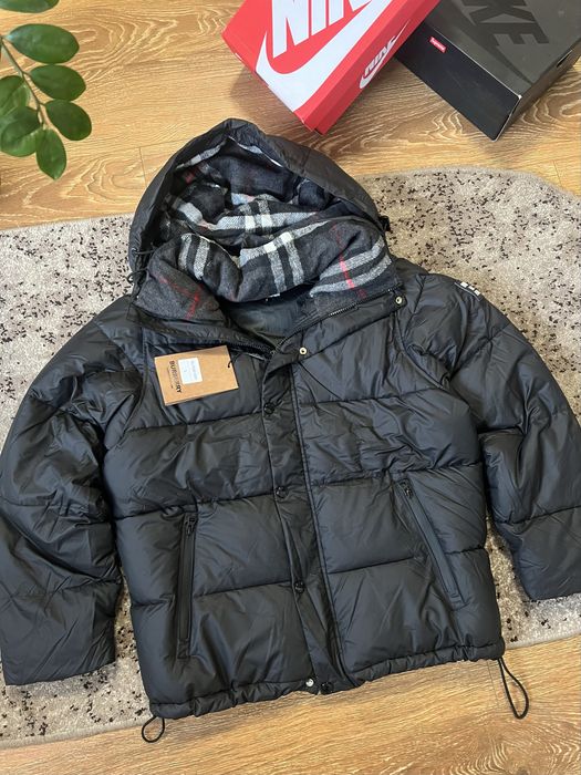 Пуховик Burberry зимова куртка від барбері пухан burberry