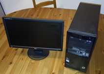 Computador Desktop HP i3 8GB RAM Disco 500GB SSD WiFi e Ecrã 19"