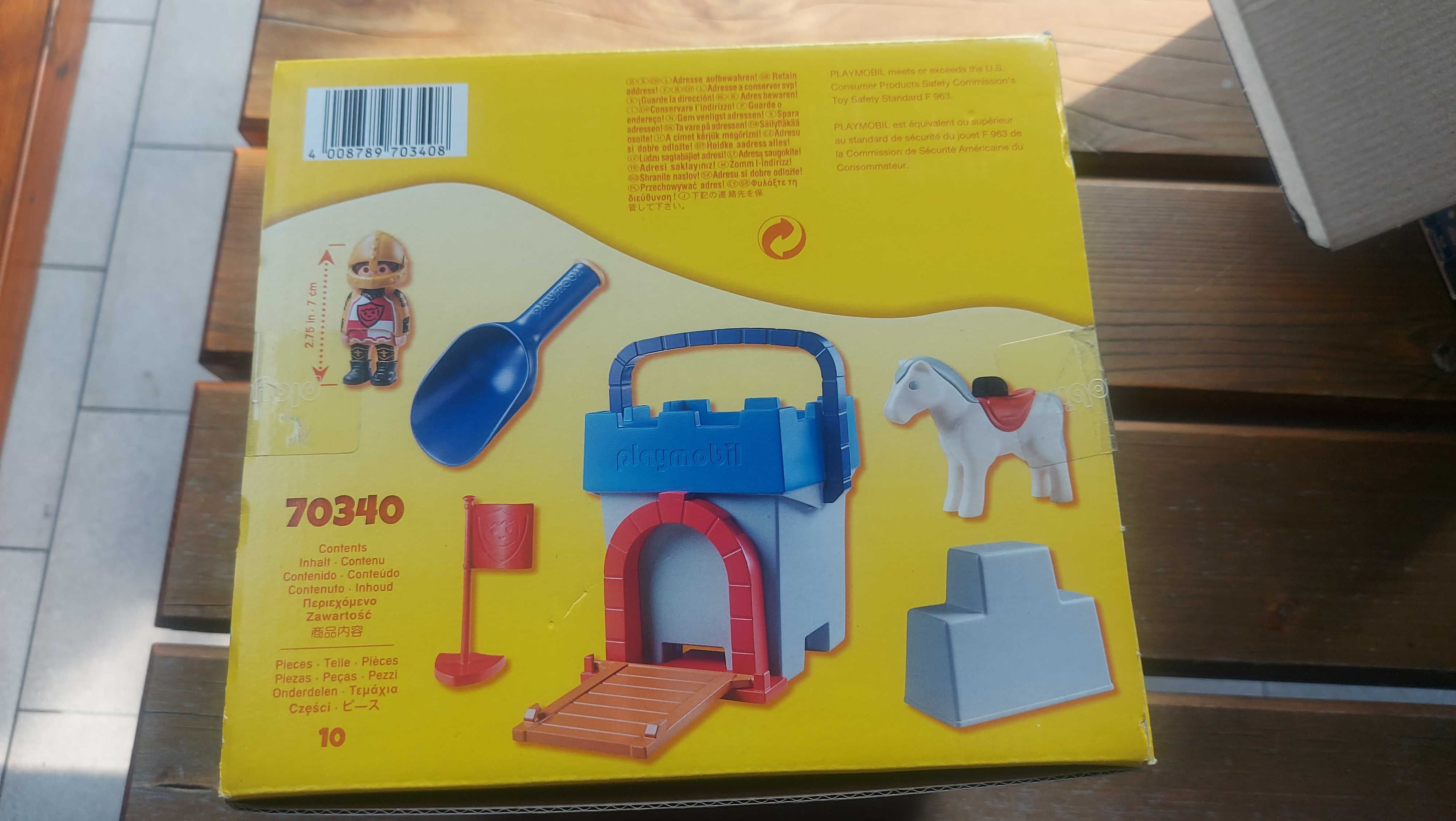 Playmobil sand 70340 nowy, zapakowany rycerz z koniem