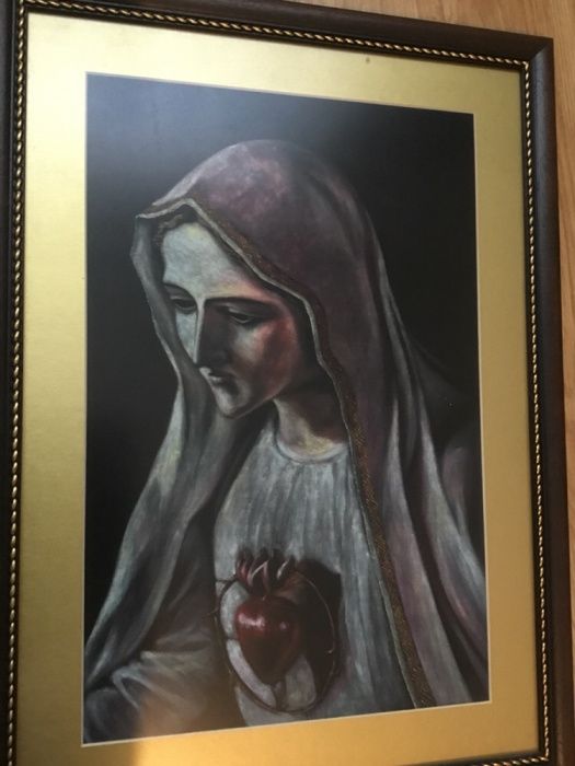 Quadro religioso Imaculado Coração de Maria