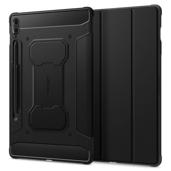 Etui Spigen Rugged Armor Pro do Galaxy Tab S9 Fe+ Plus - Czarny