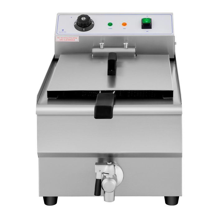 Frytownica elektryczna Royal Catering 3500W 16L z kranem