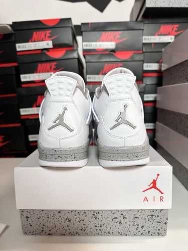 Jordan 4 Retro Białe Oreo Buty codzienne nowe z metką R.39