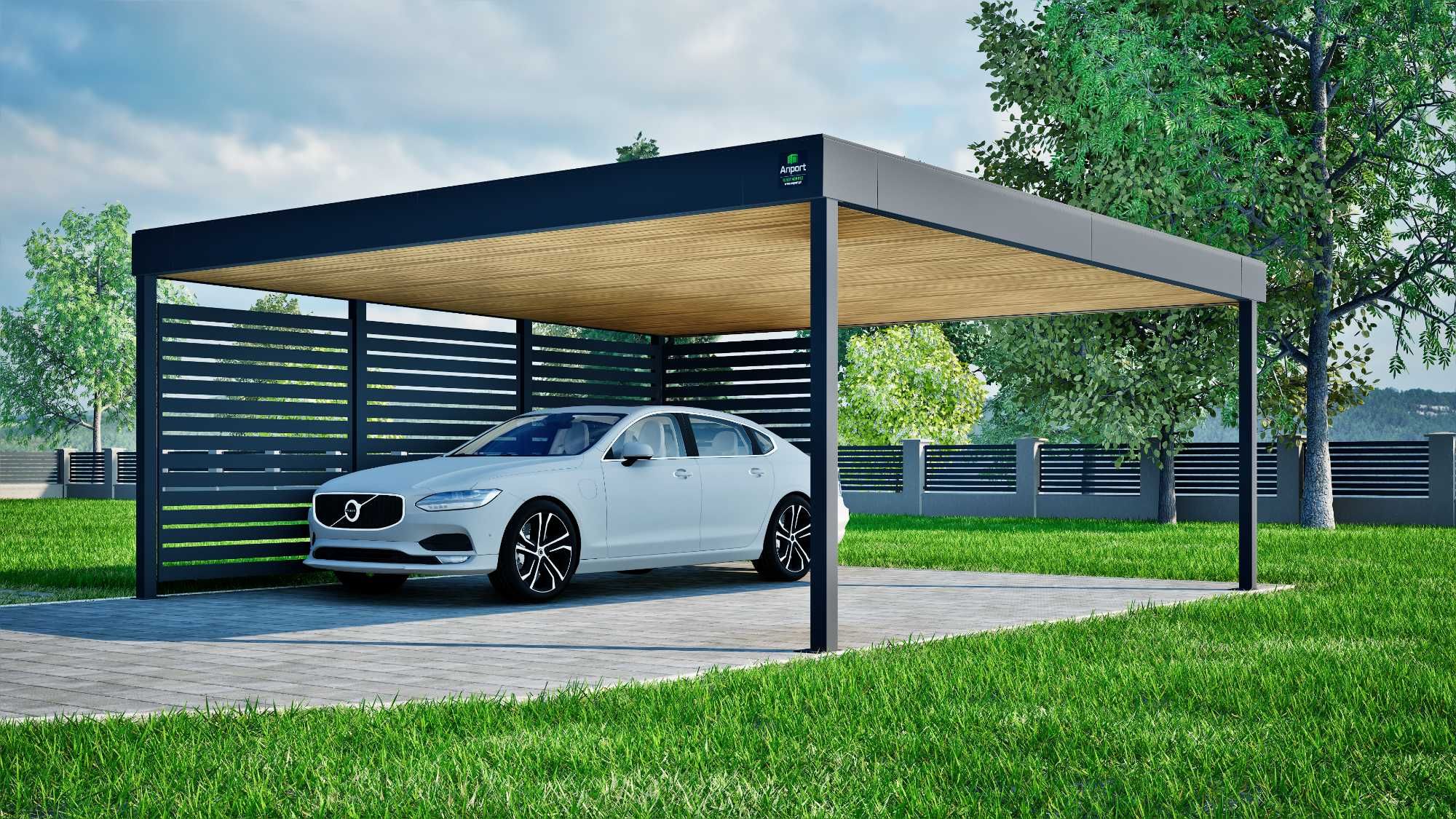 Carport 6x5,5, wiaty garażowe, wiata na samochód, wiata stalowa