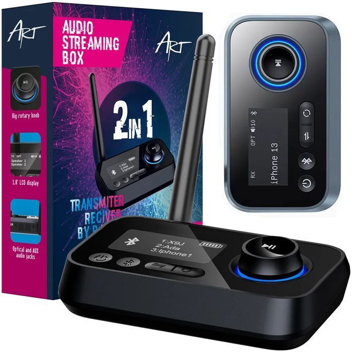 Transmiter sygnału Audio przez AUX/OPT Bluetooth ART BT-17