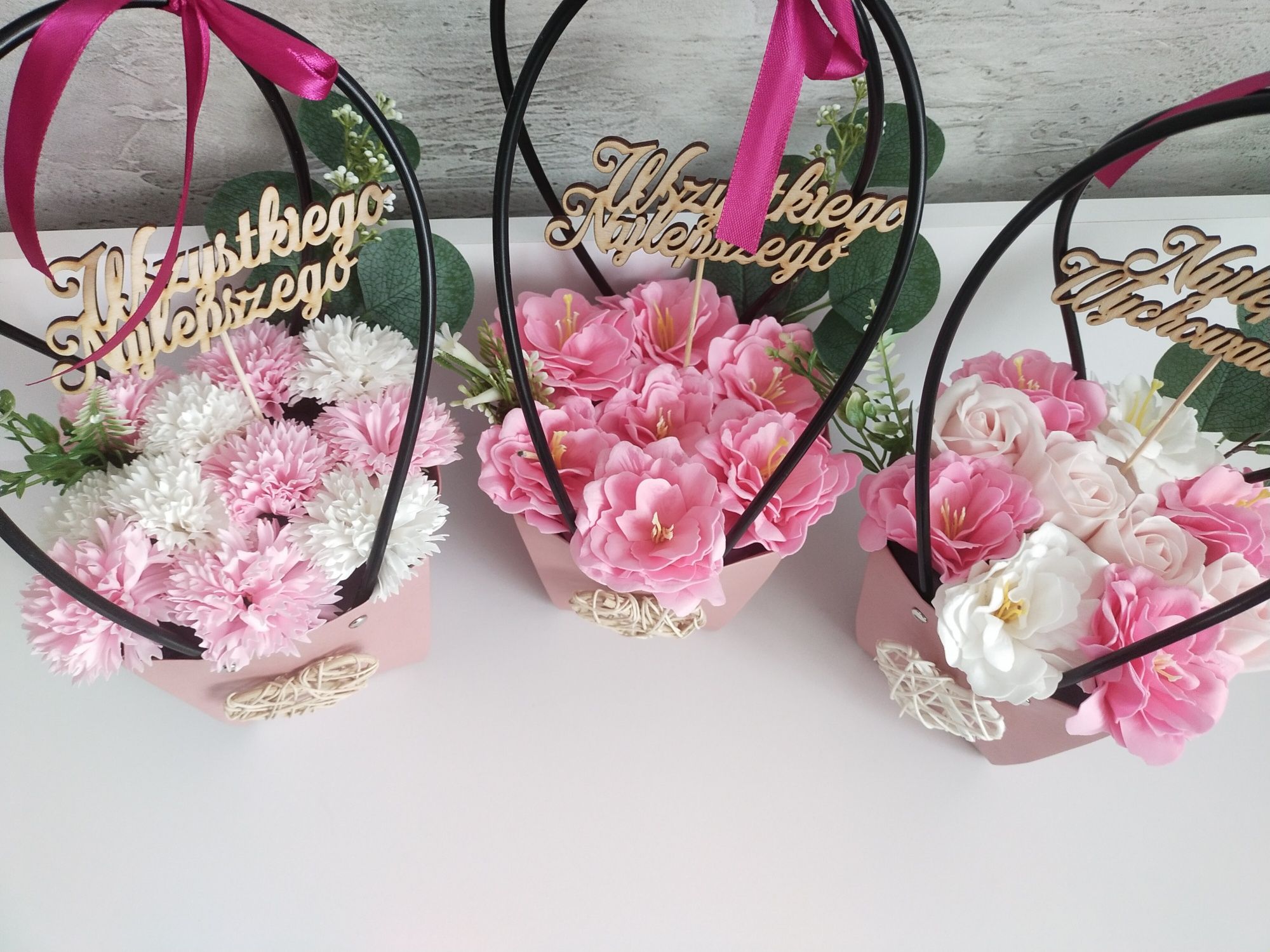Mydlane flower boxy