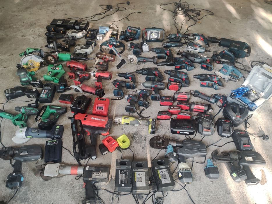 Sprzedam Narzędzia Bosch, Hitachi ,Panasonic ,Festol ,Gesipa, Snape on